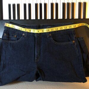 Vintage Y2K Levi's 577 Loose Fit Jeans 10 in a Dark Wash